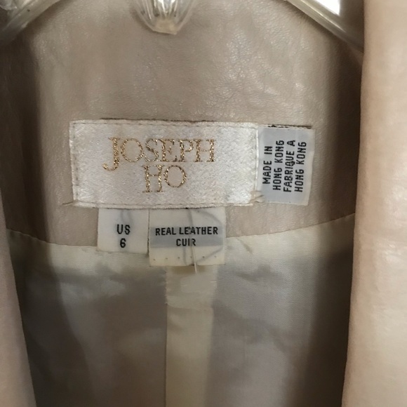 VTG Joseph Ho leather twopiece jacket and skirt - Picture 5 of 8